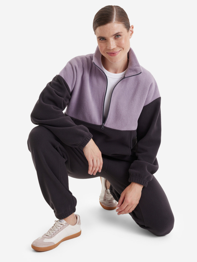 Джемпер женский oversize PointHit на молнии с карманами