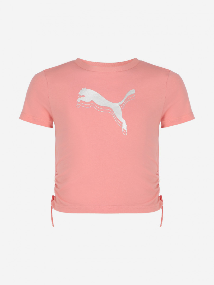 Футболка для девочек PUMA Metallic Knotted Розовый 2499₽