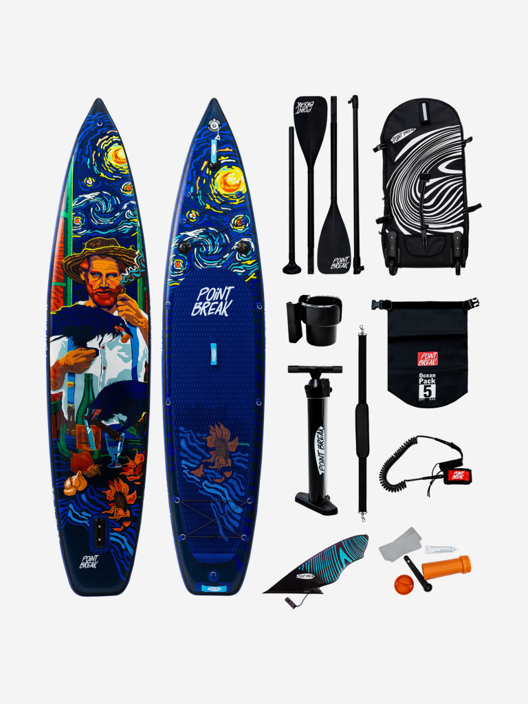 Сапборд Point Break Van gogh 12.6, 25 psi, Elite
