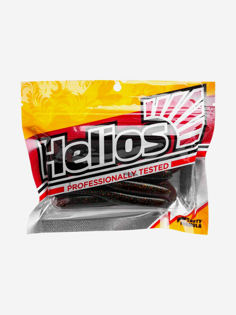 Мягкая приманка Helios Vigor, 3,75" / 9,5 см, Star Oil, 7 штук (HS-6-042)