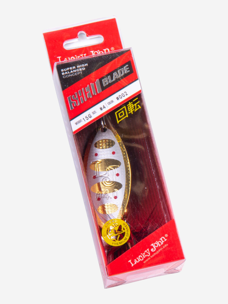 Блесна вращающаяся Lucky John SHELT BLADE 4, вертушка LJSB04-002, вес 15 г