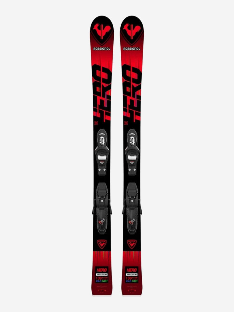 Горные лыжи детские Rossignol Hero MultiEvent + крепления KID4