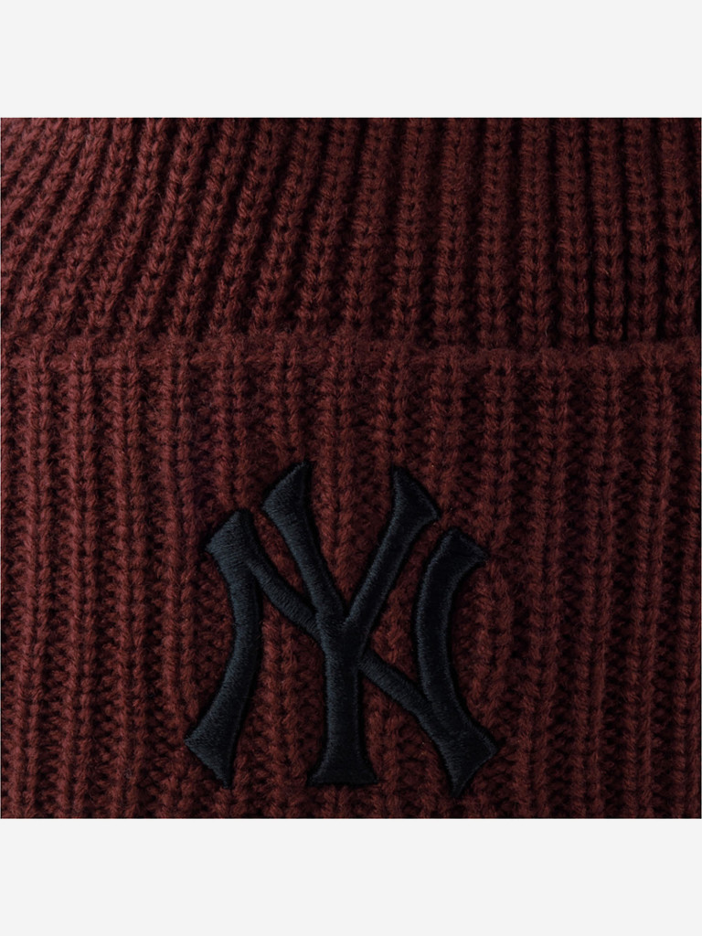 Шапка с отворотом 47 BRAND B-UPRCT17ACE-BK New York Yankees MLB (малиновый)