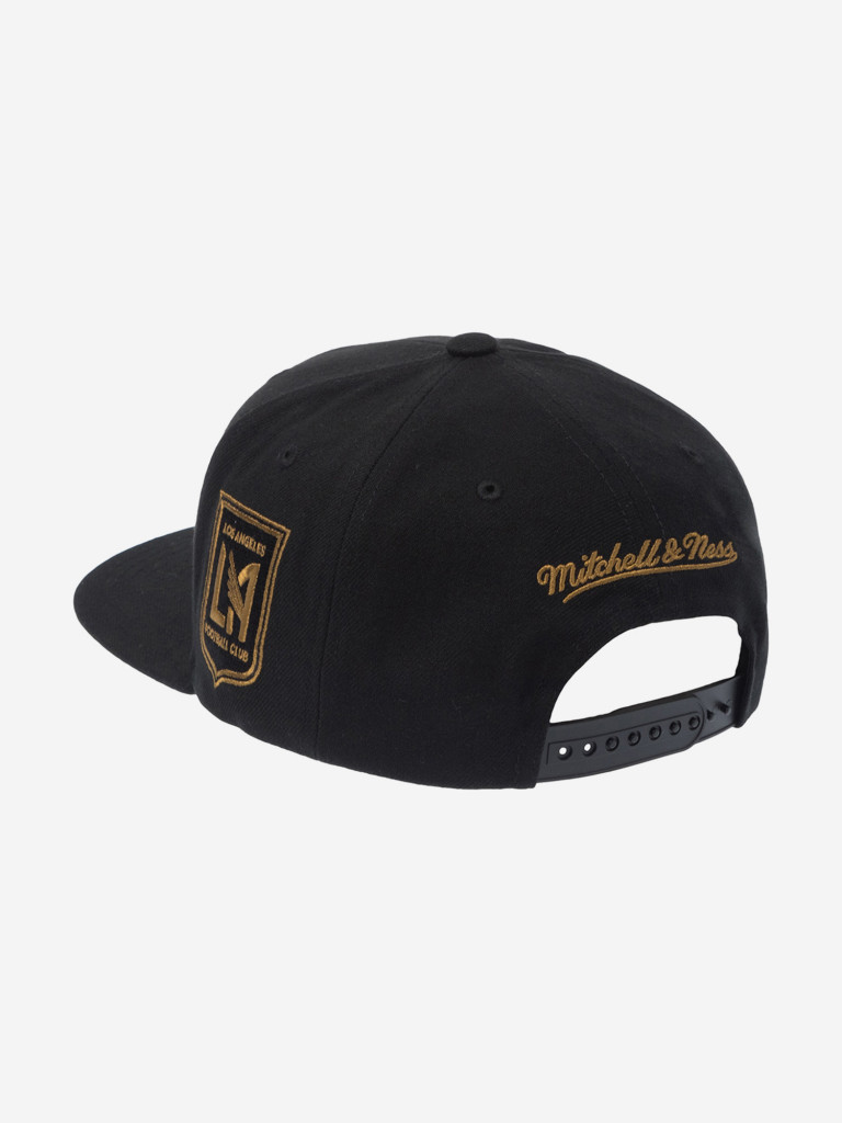 Бейсболка с прямым козырьком MITCHELL NESS HS8447-LAFBLCK Los Angeles Fc MLS