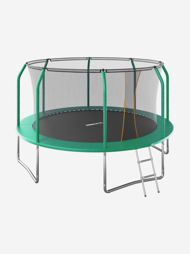 Батут UNIX Line SUPREME BASIC 12 ft зеленый