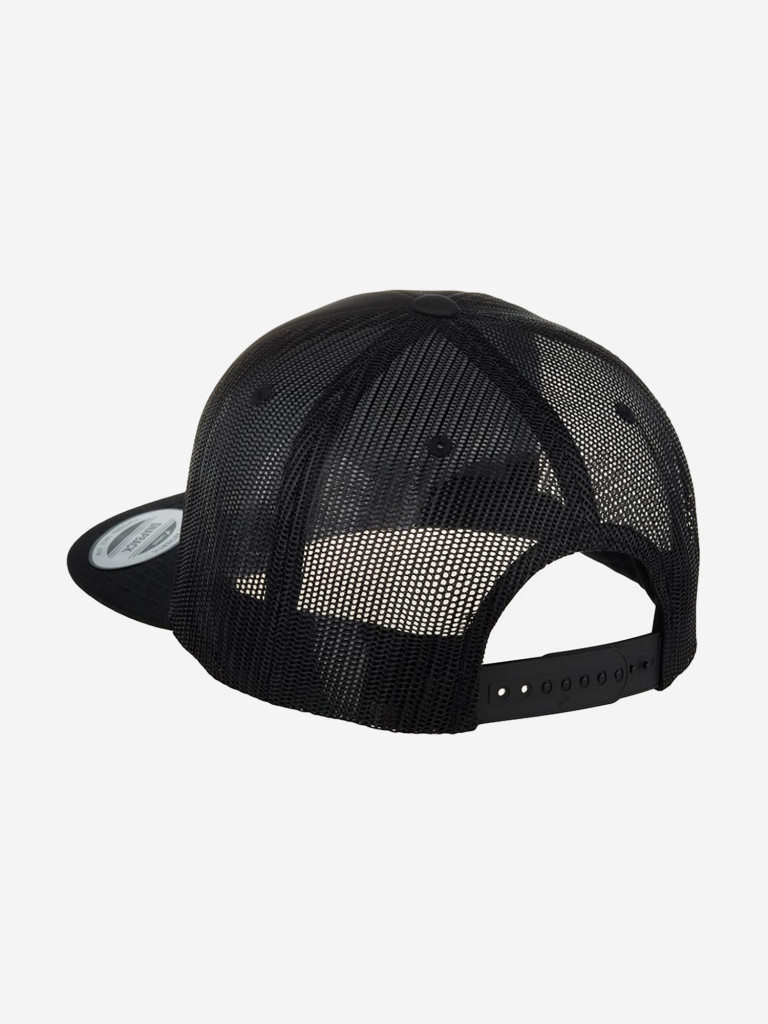Бейсболка с прямым козырьком FLEXFIT 6005FF (черный)