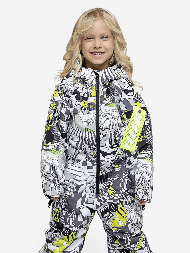 Комбинезон демисезонный для девочки batik Селфи принт мультиколор