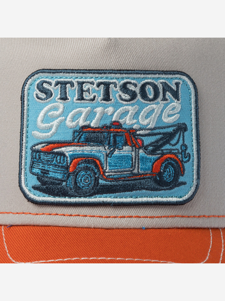 Бейсболка с сеточкой STETSON 7761161K TRUCKER CAP STETSONS GARAGE (оранжевый)