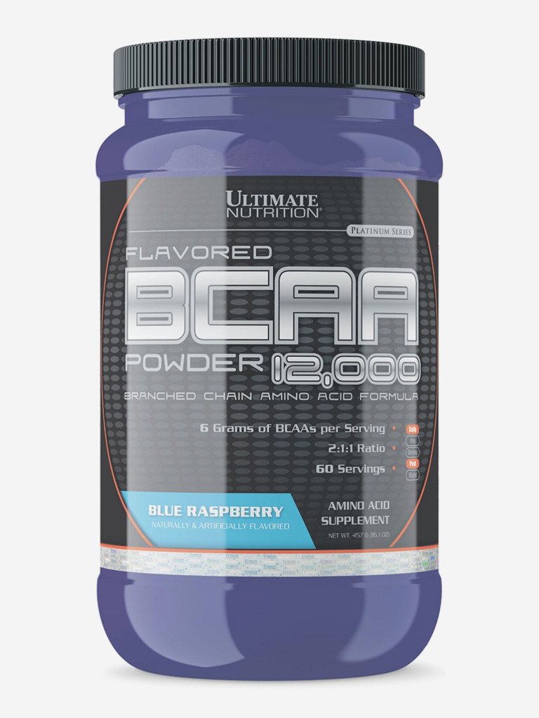 Аминокислоты Ultimate Nutrition BCAA 12000, 457 г, Ежевика