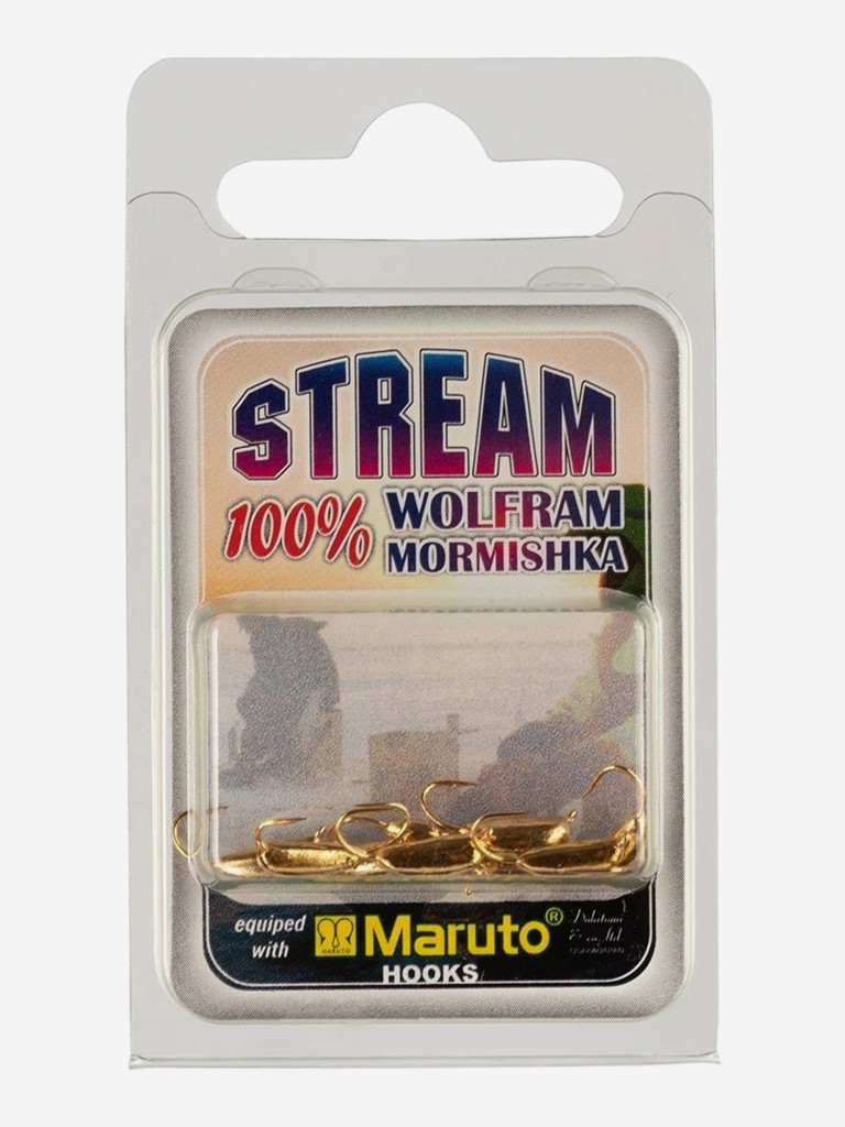 Мормышка Helios вольфрамовая Рижский банан с ушком 3,0мм 0,65г Go (MW-2030-Go), 10 штук в упаковке