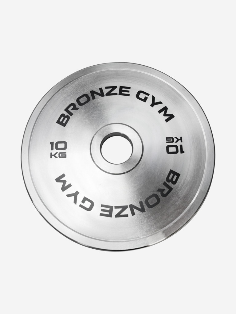 Диск олимпийский BRONZE GYM стальной 10 кг