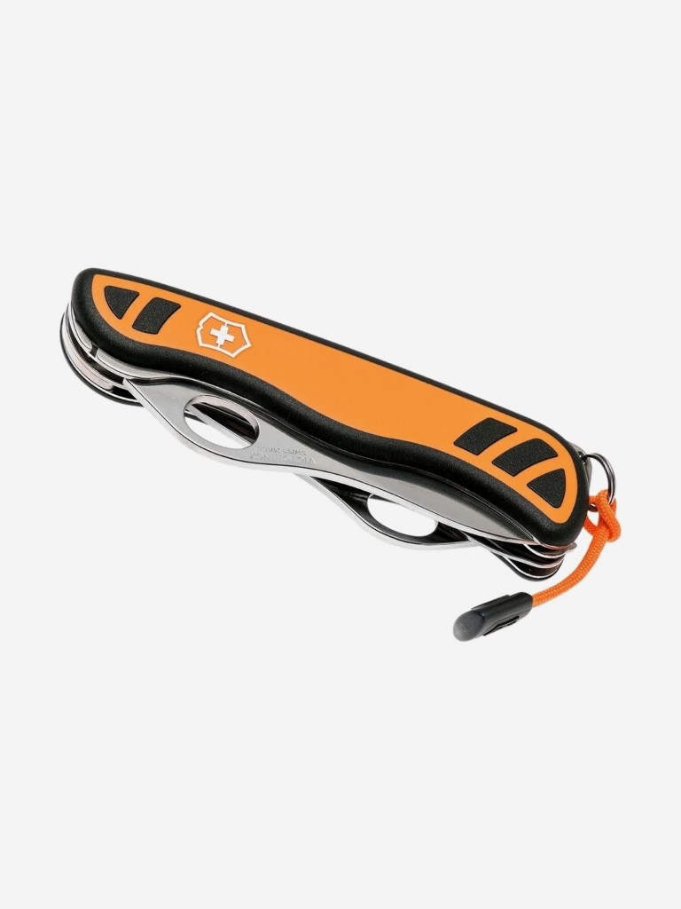 Складной нож Victorinox Hunter XT One Hand, функций: 6, 111мм, оранжевый / черный, коробка картонная, 0.8341.mc9