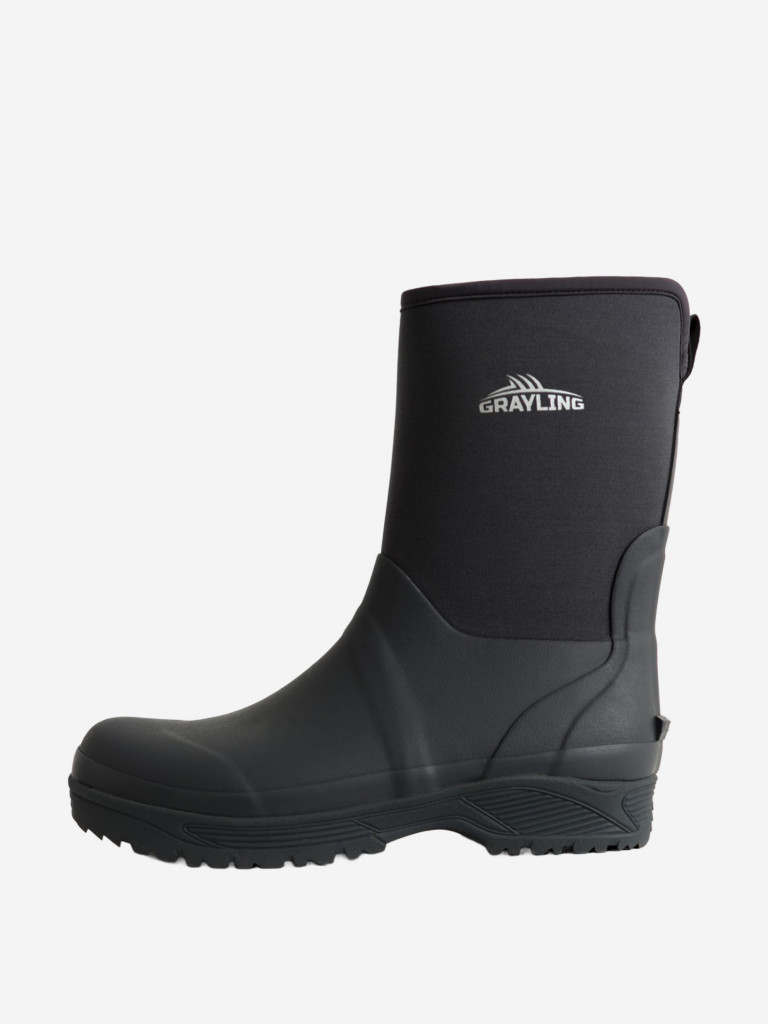 Рыбацкие неопреновые средние сапоги GRAYLING Фрегат черный
