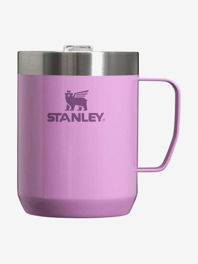 Термокружка Stanley Classic, 230 мл, фиолетовая, с ручкой и крышкой