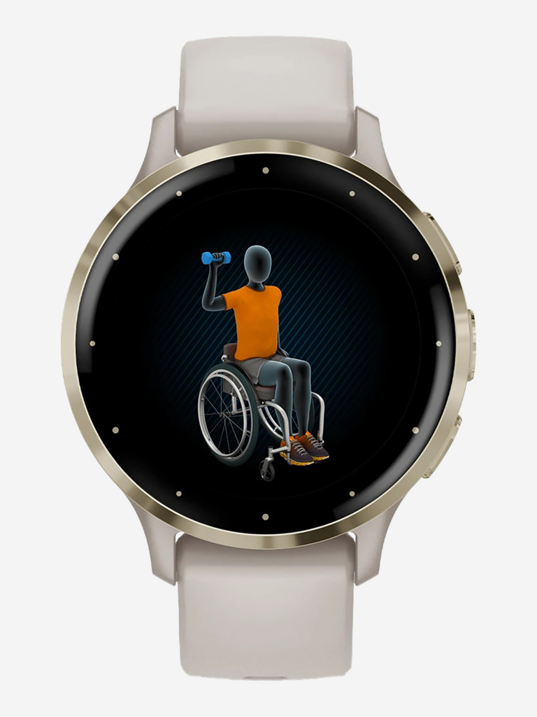 Спортивные часы Garmin Venu 3S Ivory Soft Gold