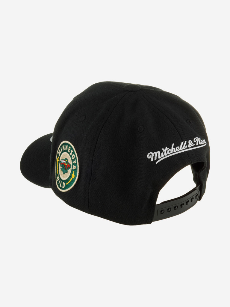 Бейсболка MITCHELL NESS HHSS6644-MWIYYPPPBLCK Minnesota Wild NHL (черный)