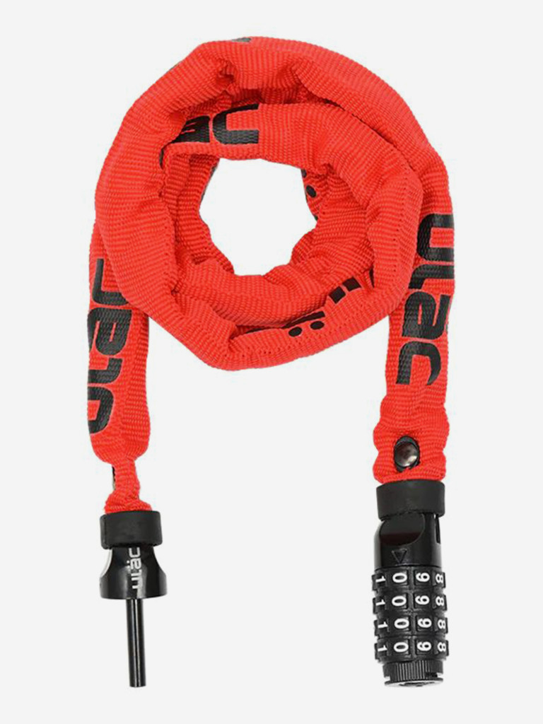 Велосипедный замок Ulac 52nd Street Steel Chain Lock Combo Lava