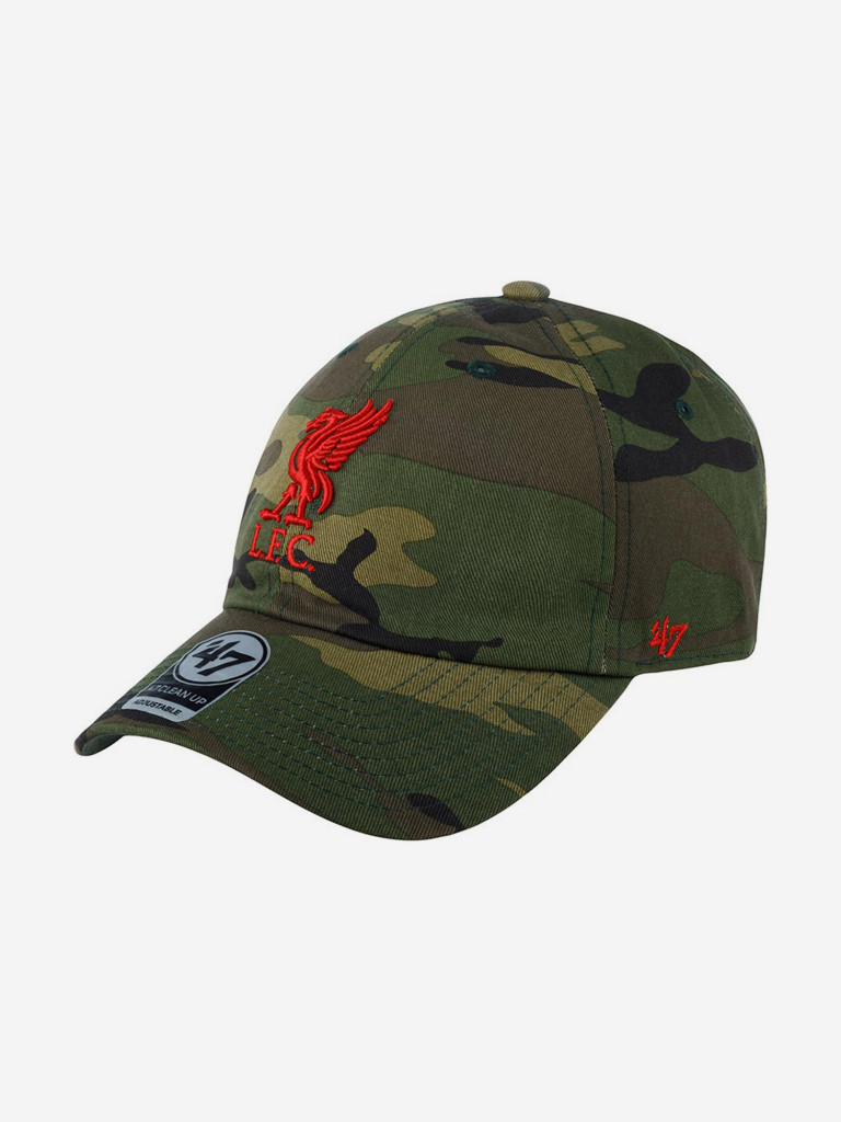 Бейсболка 47 BRAND EPL-CAMUN04GWS-CM Liverpool Fc EPL (оливковый)
