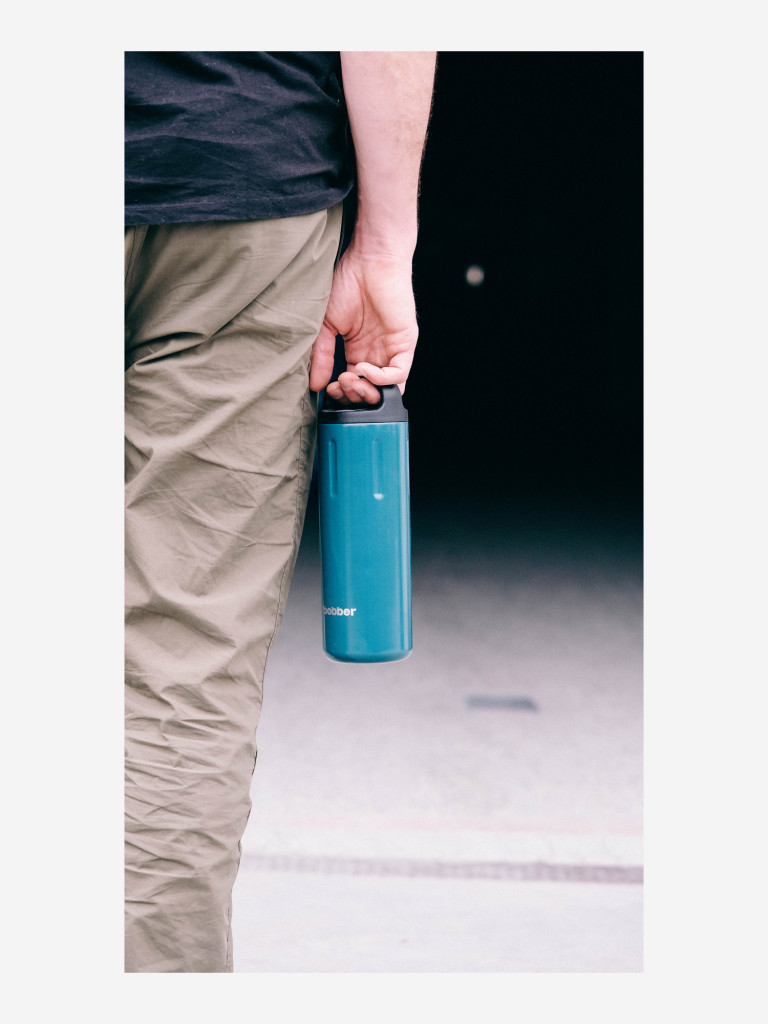 Термокружка BOBBER Bottle с ручкой 770 мл, тепло до 10 часов, темно-бирюзовый