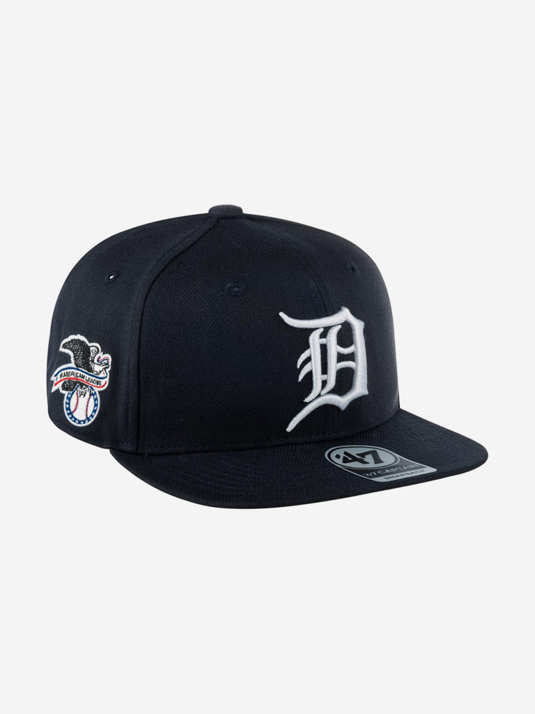 Бейсболка с прямым козырьком 47 BRAND B-SRS09WBP Detroit Tigers MLB