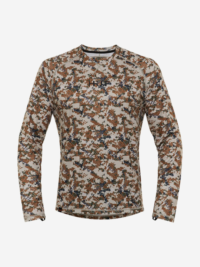 Лонгслив мужской HUT VORGA для охоты, камуфляж