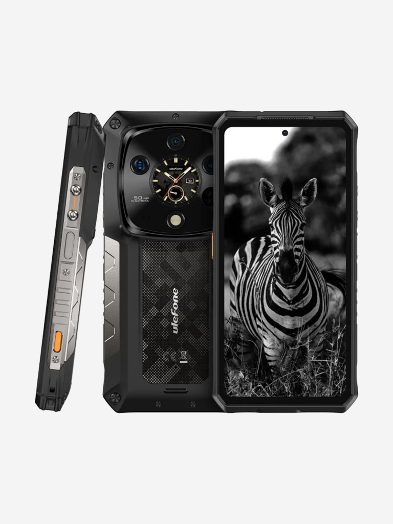 Смартфон Ulefone Armor 28 Ultra 16+1TB Black, 6.67”, AMOLED, FHD+, 1.04” 340x340, MTK9300+, Андроид 15, 50+50+64, 50, 10600mAh, 5G, uSmart