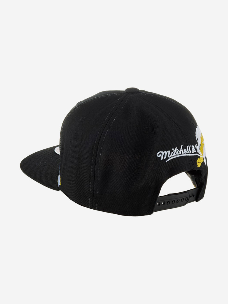 Бейсболка с прямым козырьком MITCHELL NESS 6HSSSH22087-PPEBLCK Pittsburgh Penguins NHL (черный)