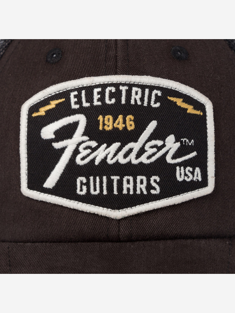 Бейсболка с сеточкой AMERICAN NEEDLE SMU704A-FEND Fender Raglan Bones (черный)