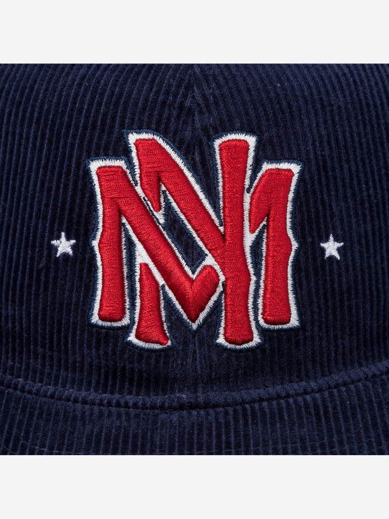 Бейсболка с прямым козырьком MITCHELL NESS HMUS6828-MNNYYPPPNAVY (синий)