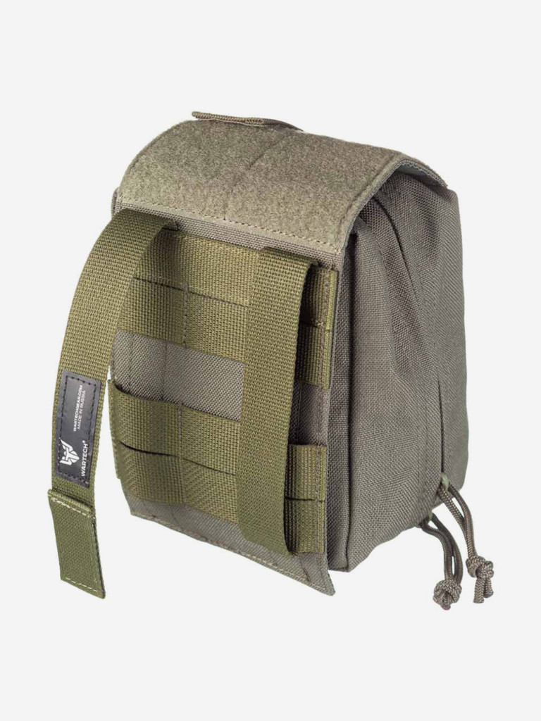 Подсумок тактический Wartech UP-103 под аптечку, отрывной, олива