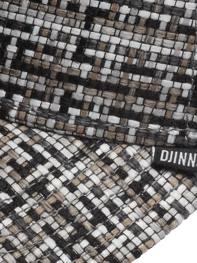 Бейсболка с сеточкой DJINNS HFT Bubble Tweed (черный)