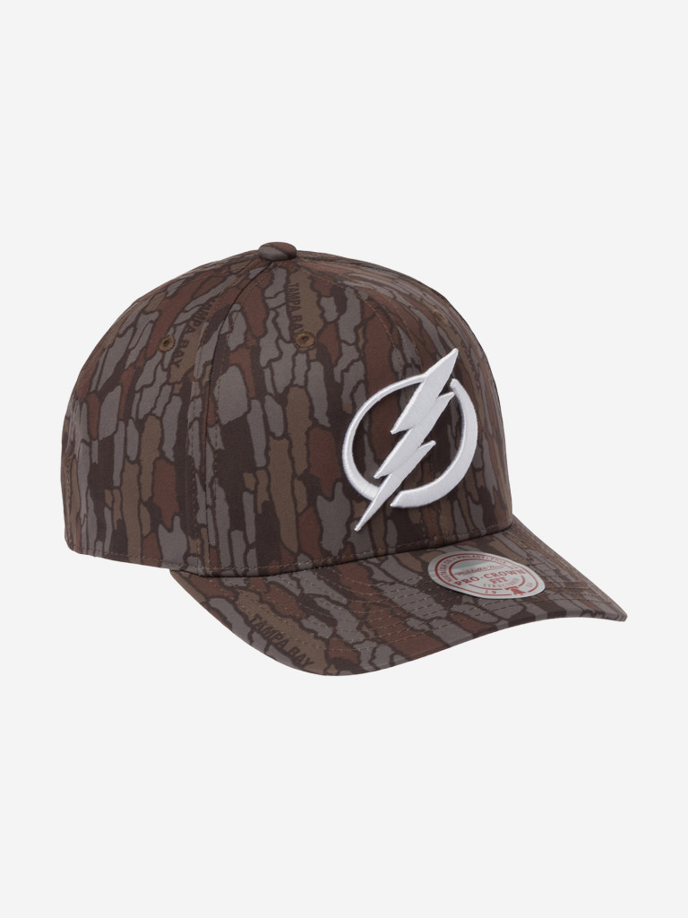 Бейсболка MITCHELL NESS HP15005-TBLCAMO Tampa Bay Lightning NHL