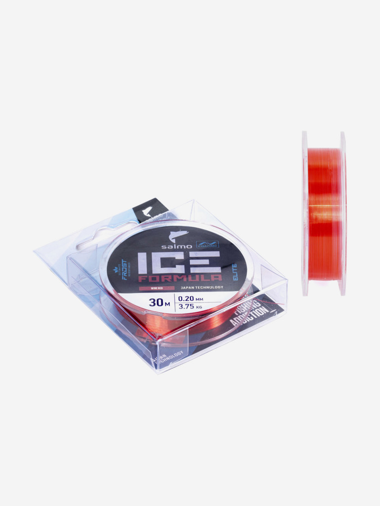 Леска для зимней рыбалки монофильная Salmo Elite ICE FORMULA Wine red длина 30 м, диаметр 0,20 мм