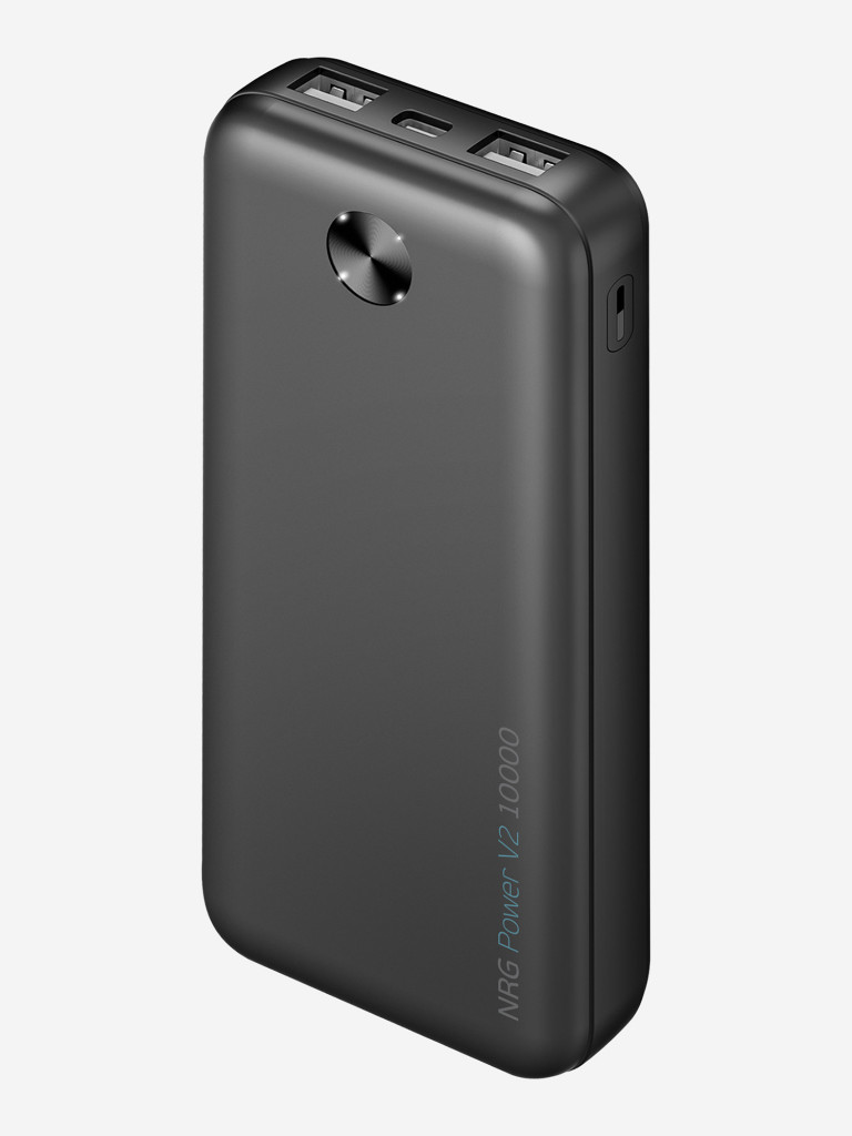 Внешний аккумулятор NRG Power V2 10000 мА-ч (37Вт-ч), 2A, 2xUSB