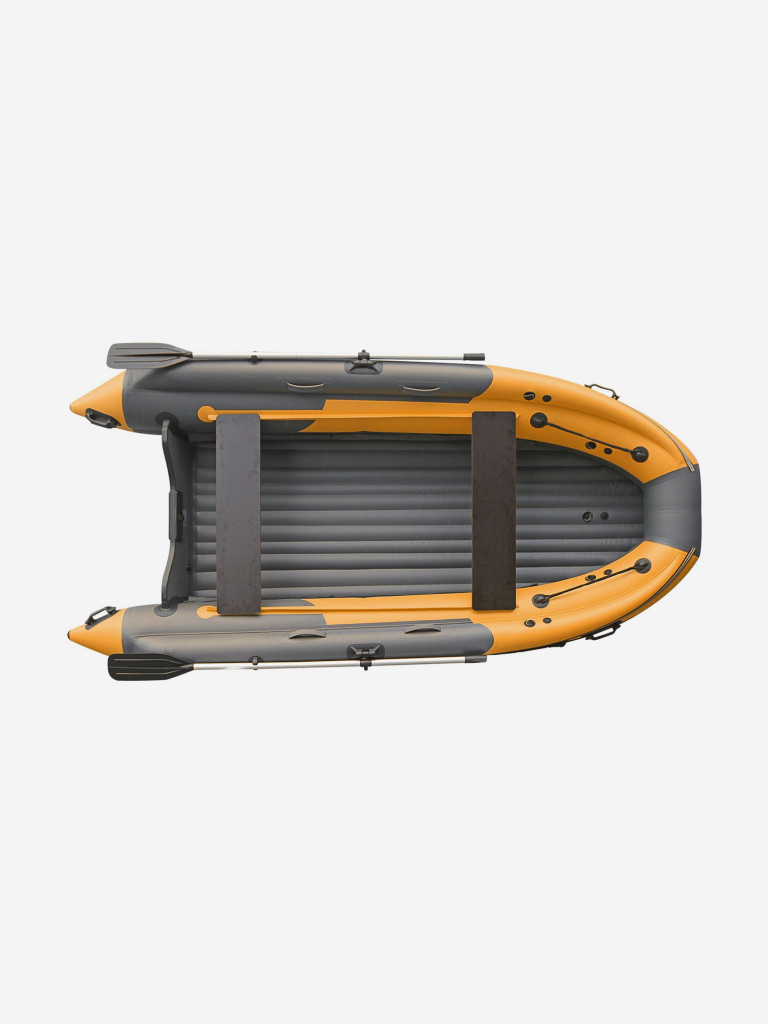 Лодка Reef Skat Triton (Риф Скат Тритон) 400 NDFi с интегрированным фальшбортом, серо-оранжевая