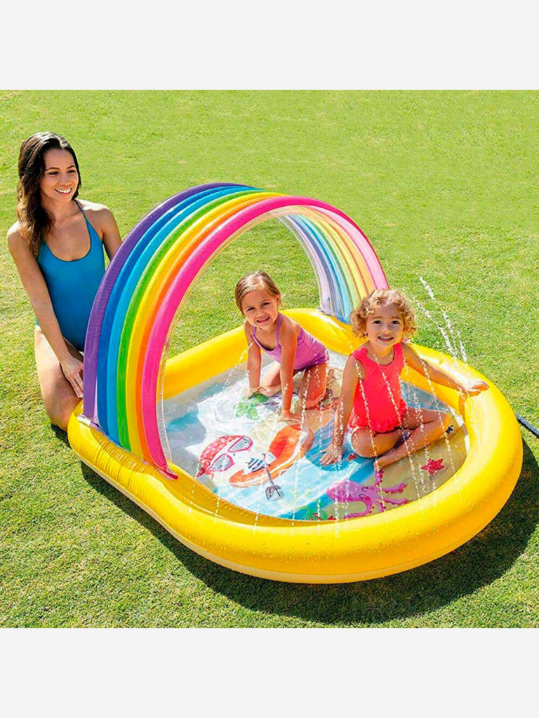 Надувной детский бассейн Intex 57156 (147х130х86см) 2+