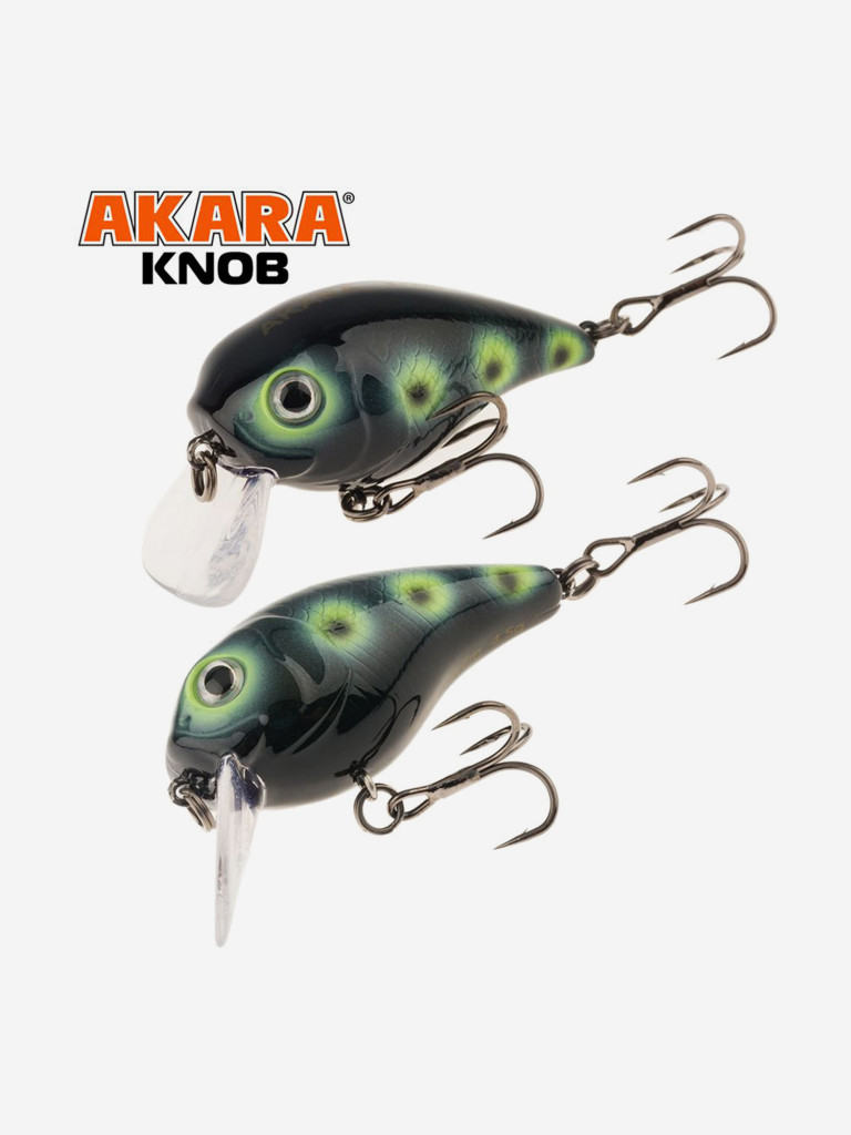 Воблер Akara Knob 38F кренк плавающий на голавля, язя, форель 4,5гр A-78