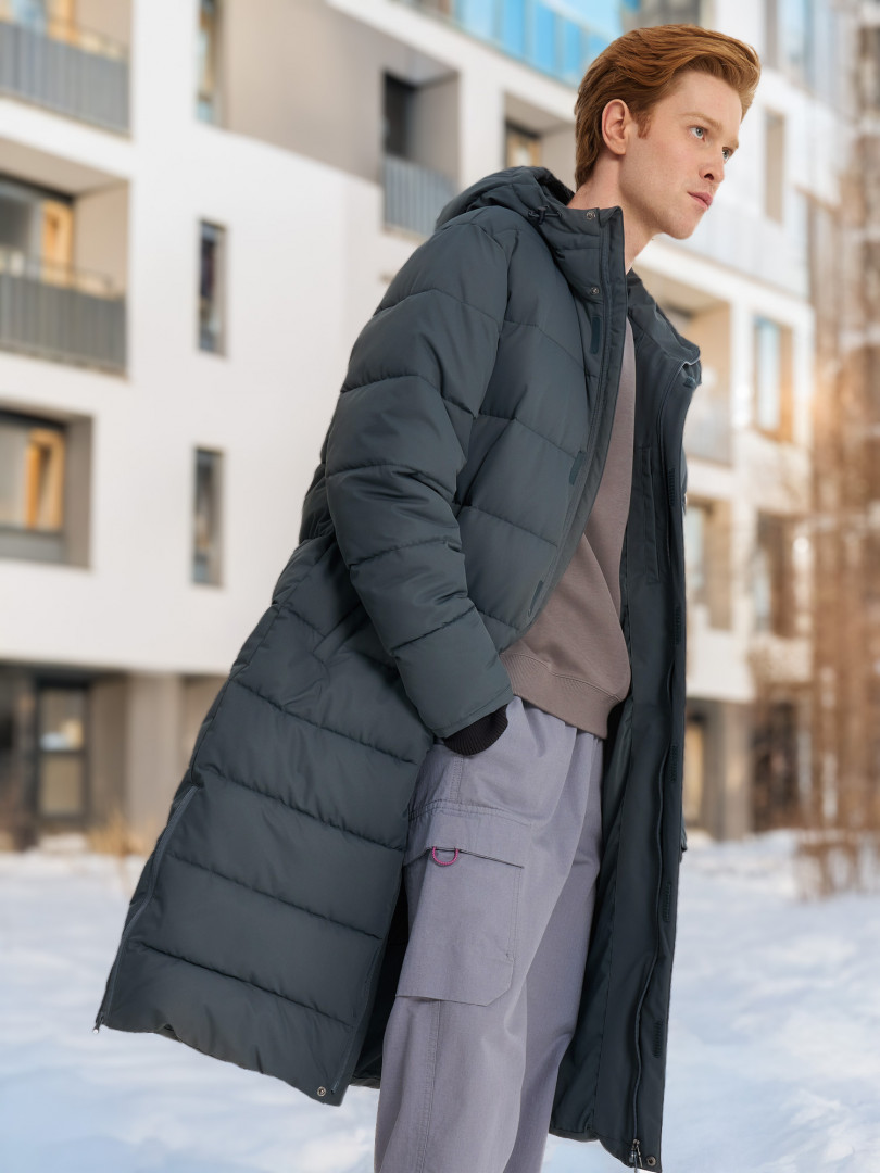 Пальто утепленное мужское FILA, Зеленый