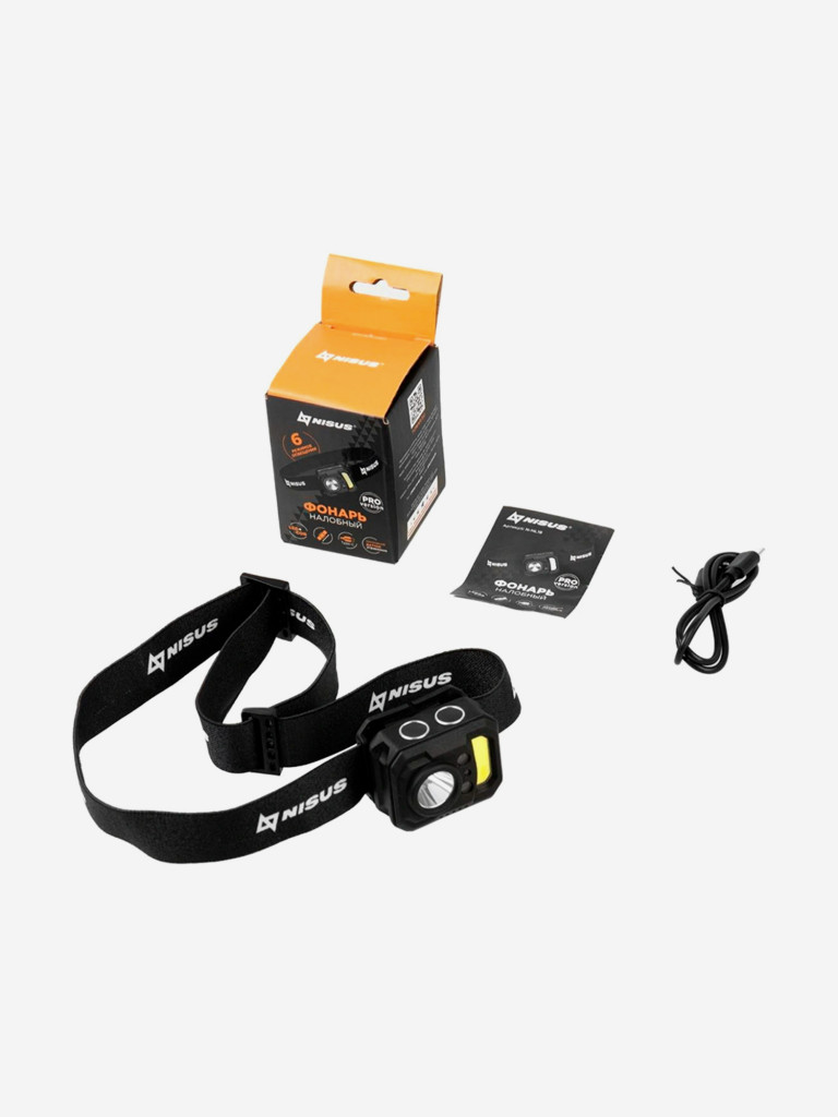 Фонарь налобный Nisus Pro (N-HL19)