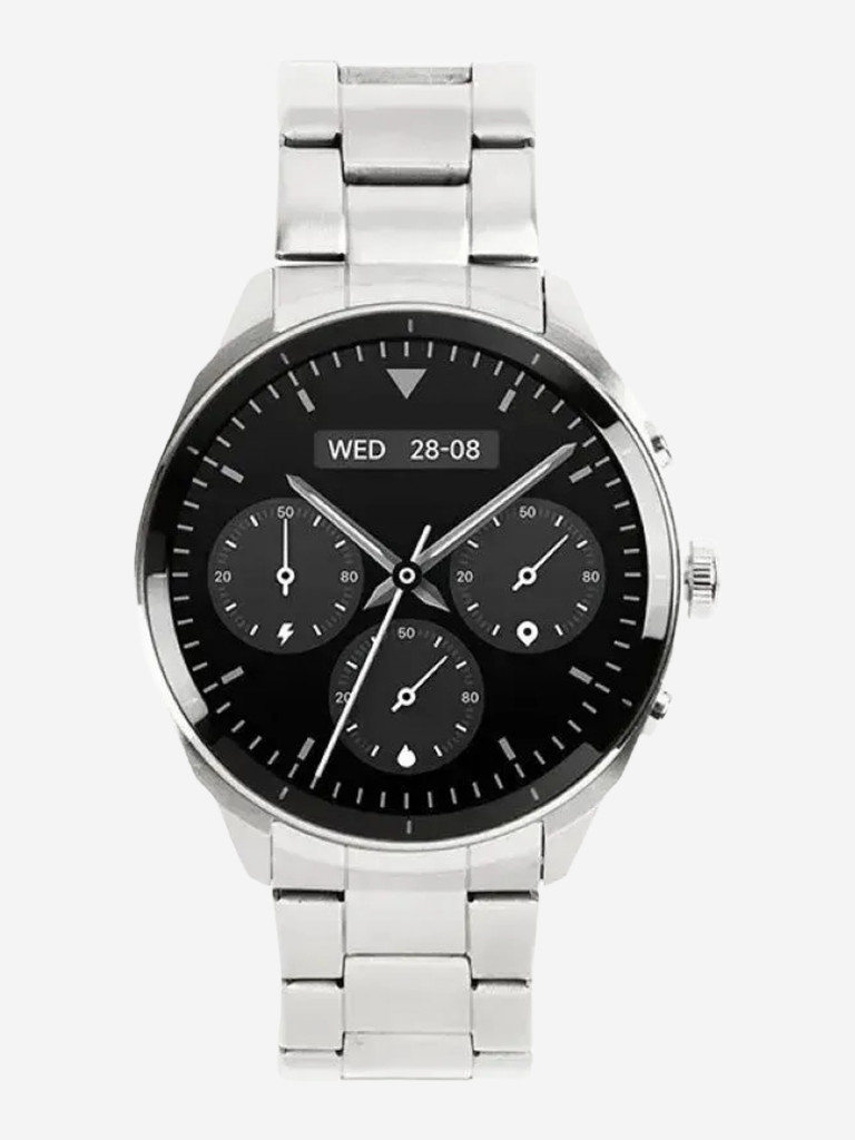 Умные часы TTEC Tempus Pro S 45mm Round Aluminium Case Smartwatch в круглом алюминиевом корпусе с AMOLED-экраном. Цвет: металлик