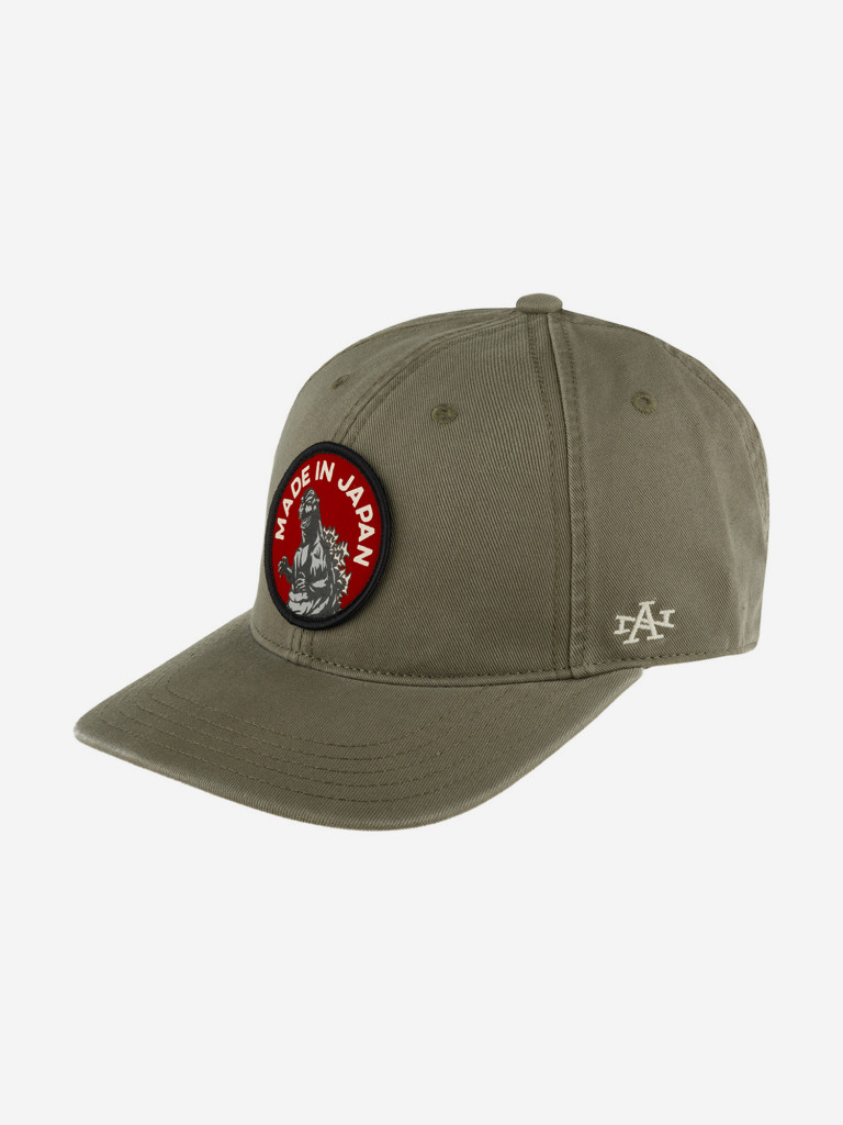 Бейсболка AMERICAN NEEDLE SMU702A-GODZILLA Godzilla Hepcat (оливковый)
