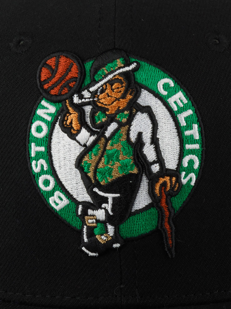 Бейсболка MITCHELL NESS HHSS6268-BCEYYPPPBLCK Boston Celtics NBA (черный)
