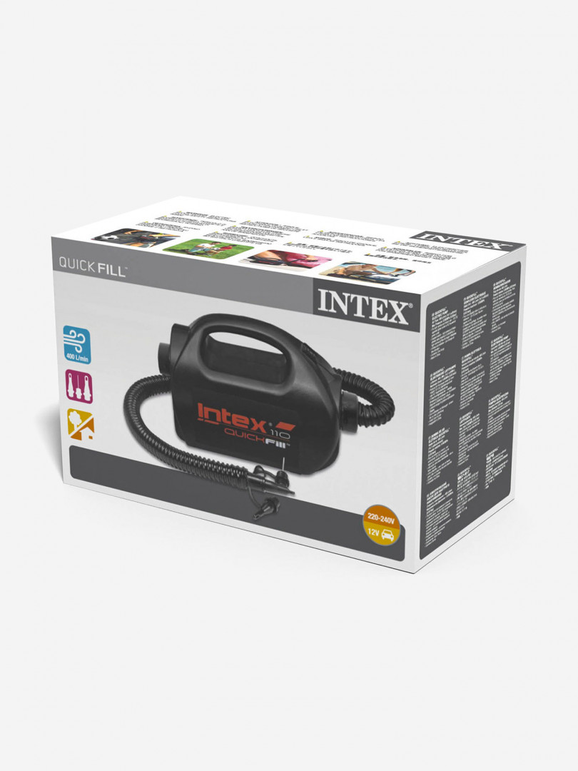 фото Насос электрический intex quick fill 220-240v, черный