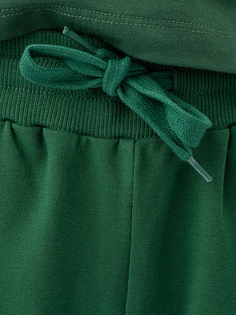 Брюки-джоггеры трикотажные зеленые Button Blue