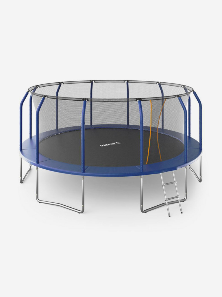 Батут каркасный UNIX Line Supreme Basic 16 ft, диаметр 488 см, до 160 кг