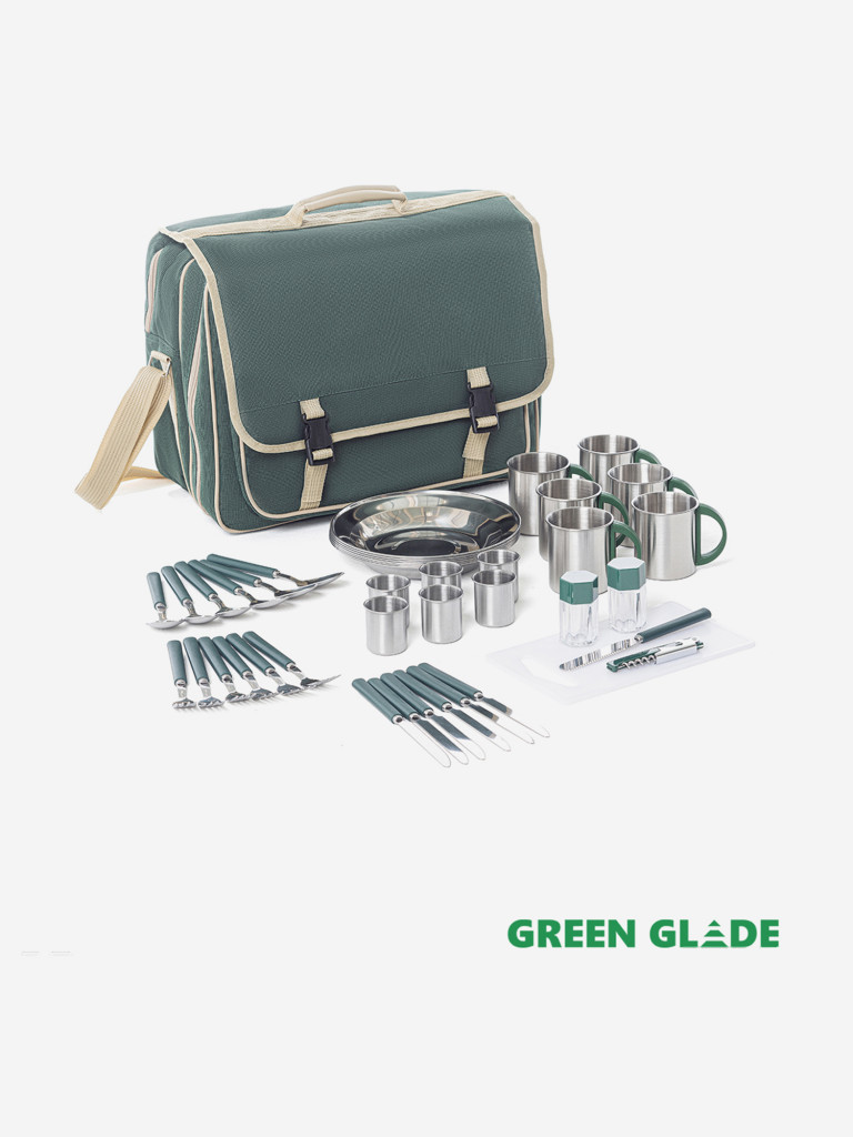 Набор для пикника 3653 Green Glade 42 предмета 18 л (3)