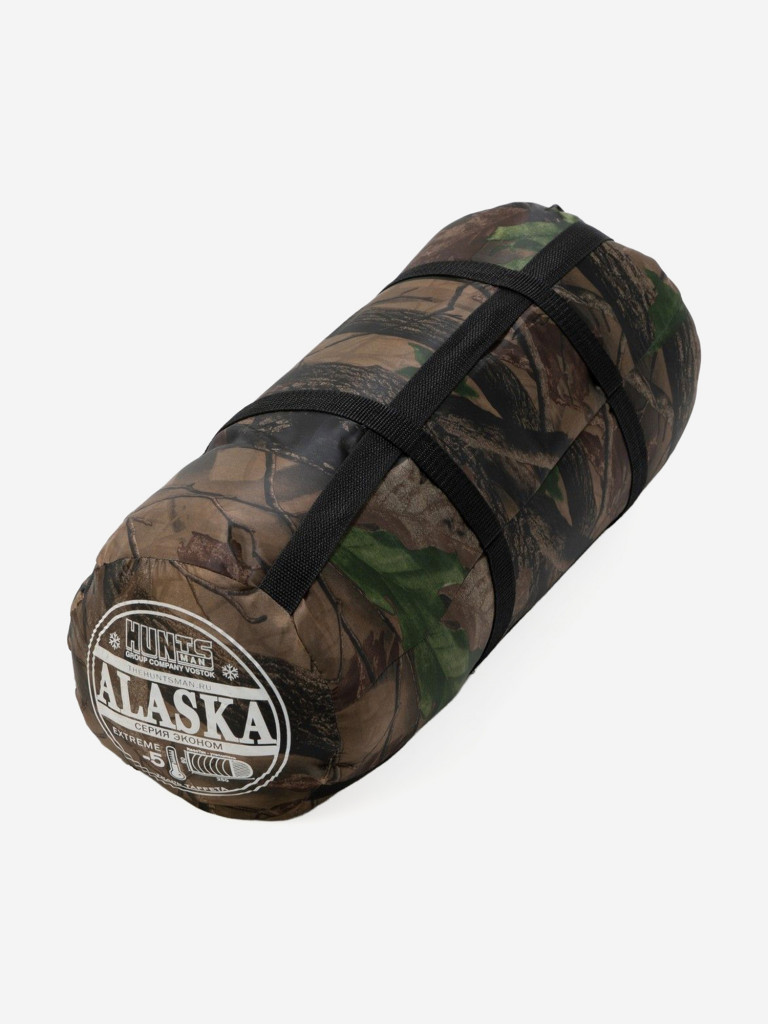 Спальный мешок Huntsman Standart зимний утепленный с подголовником одноместный (до -5) для охоты и рыбалки