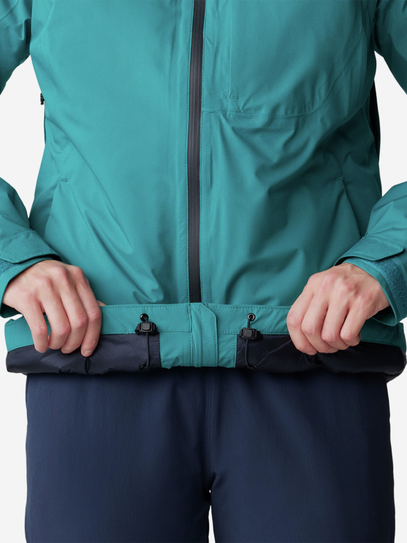 фото Куртка утепленная женская mountain hardwear stretch ozonic, голубой