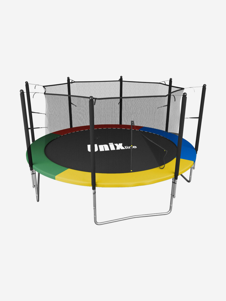 Батут UNIX Line Simple 12 ft разноцветный, внутренняя защитная сетка