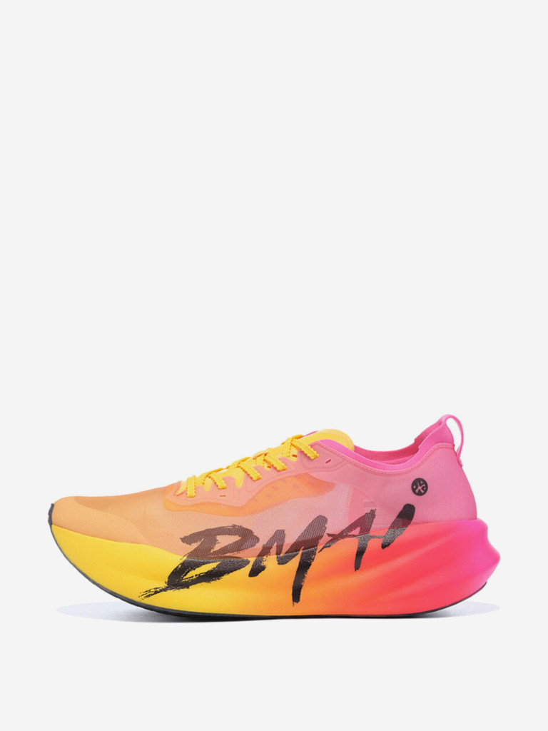 Кроссовки BMAI Cushioning Coverage Support Wear-Resistant Mid-Top Running Shoes Unisex Gold Dawn Red